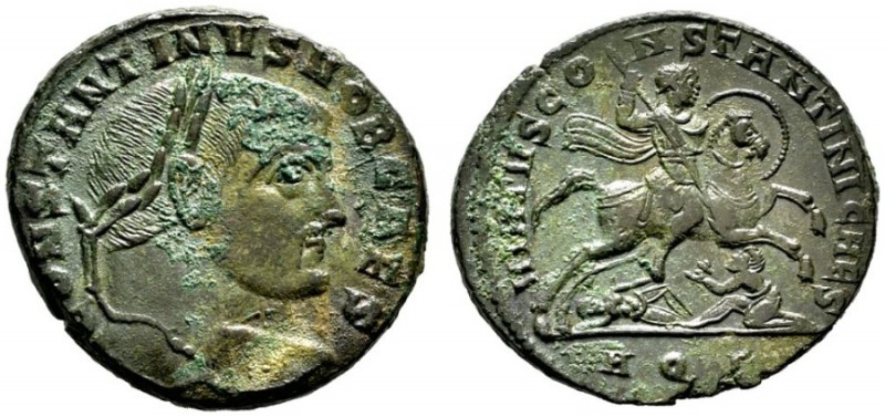  RÖMISCHE KAISERZEIT   Constantinus I. (306-337)   (D) Follis (9,83g), Aquileia,...