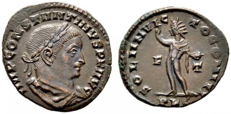  RÖMISCHE KAISERZEIT   Constantinus I. (306-337)   (D)  als Augustus. Follis (4,...