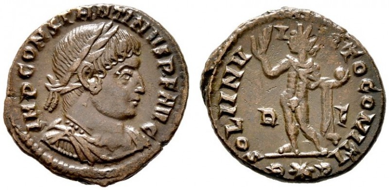  RÖMISCHE KAISERZEIT   Constantinus I. (306-337)   (D) Follis (3,75g), Roma, 1. ...