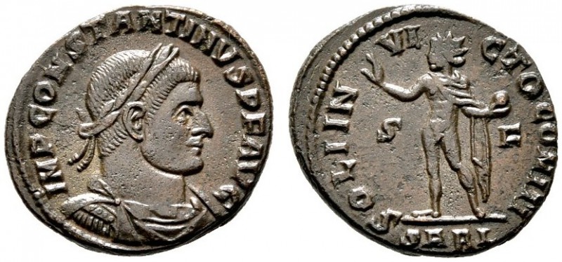  RÖMISCHE KAISERZEIT   Constantinus I. (306-337)   (D) Follis (3,58g), Arelate (...