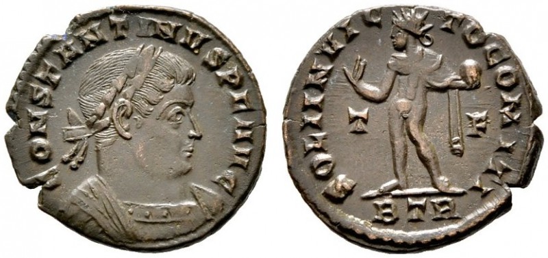  RÖMISCHE KAISERZEIT   Constantinus I. (306-337)   (D) Follis (2,58g), Treveri (...