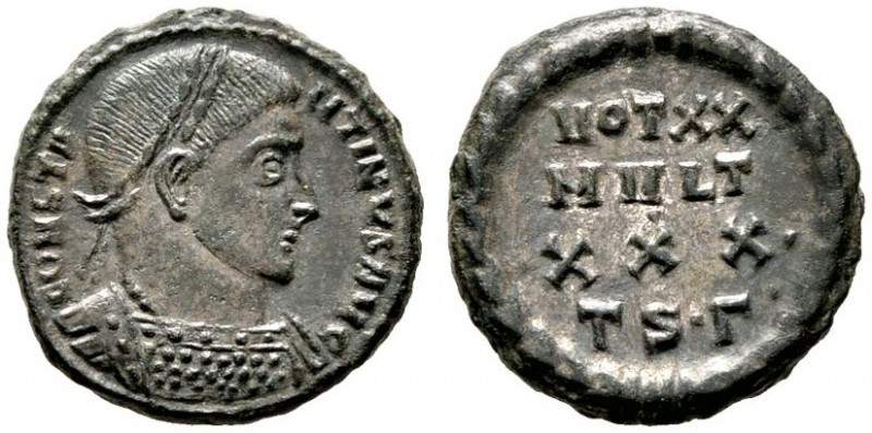  RÖMISCHE KAISERZEIT   Constantinus I. (306-337)   (D) Follis (3,23g), Thessalon...