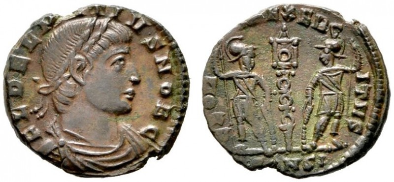  RÖMISCHE KAISERZEIT   Delmatius (335-337)   (D) Follis (1,67g), Constantinopoli...