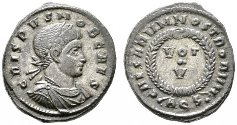  RÖMISCHE KAISERZEIT   Crispus (317-326)   (D) Follis (354,00g), Aquileia, 2. Of...