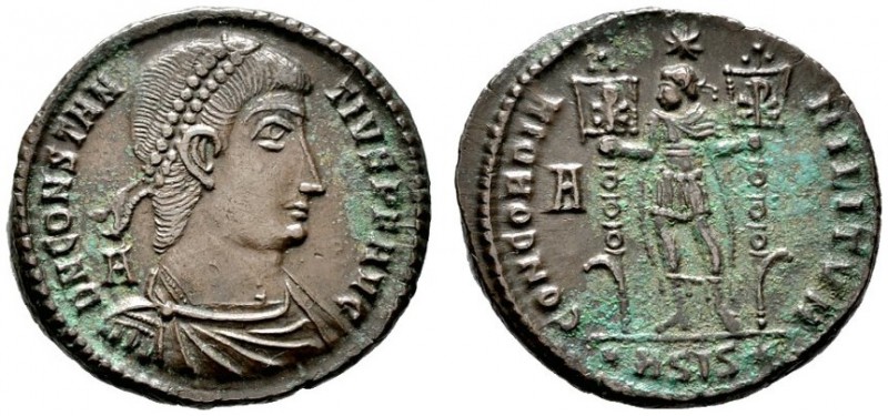  RÖMISCHE KAISERZEIT   Constantius II. (337-361)   (D) Maiorina (5,98g), Siscia ...