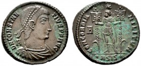  RÖMISCHE KAISERZEIT   Constantius II. (337-361)   (D) Maiorina (5,98g), Siscia (Sisak), 1. Offizin, unter Vetranio, März-Dezember 350 n. Chr. Büste m...