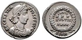  RÖMISCHE KAISERZEIT   Constantius II. (337-361)   (D) Siliqua (3,04g), Sirmium (Sremska Mitrovica), 351-355 n. Chr. Av.: D N CONSTAN-TIVS P F AVG, Bü...