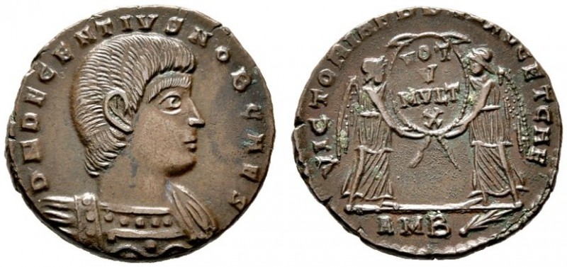  RÖMISCHE KAISERZEIT   Decentius (350-353)   (D)  Usurpator im Westen. Maiorina ...