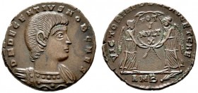  RÖMISCHE KAISERZEIT   Decentius (350-353)   (D)  Usurpator im Westen. Maiorina (5,09g), Ambianum (Amiens), 351-352 n. Chr. Av.: D N DECENTIVS NOB CAE...
