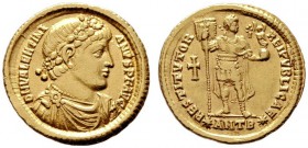  RÖMISCHE KAISERZEIT   Valentinianus I. (364-375)   (D) Solidus (4,47g), Antiochia (Antakya), 2. Offizin, 364-367 n. Chr. Av.: D N VALENTINI-ANVS P F ...