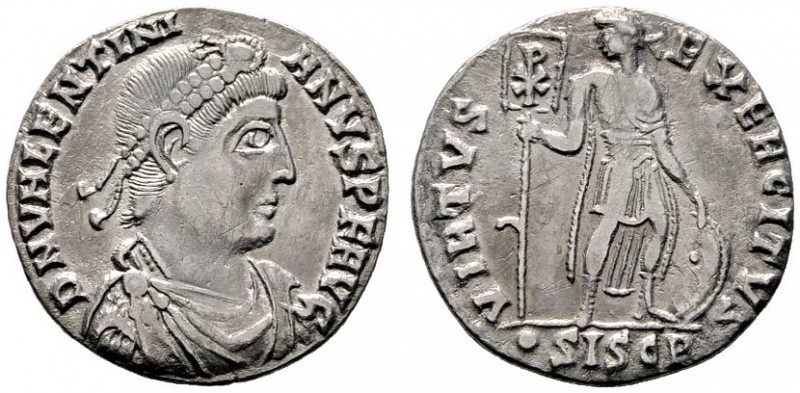  RÖMISCHE KAISERZEIT   Valentinianus I. (364-375)   (D) Miliarense (leicht) (3,4...