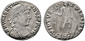  RÖMISCHE KAISERZEIT   Valentinianus I. (364-375)   (D) Miliarense (leicht) (3,43g), Siscia (Sisak), 1. Offizin, 367-375 n. Chr. Av.: D N VALENTINI-AN...