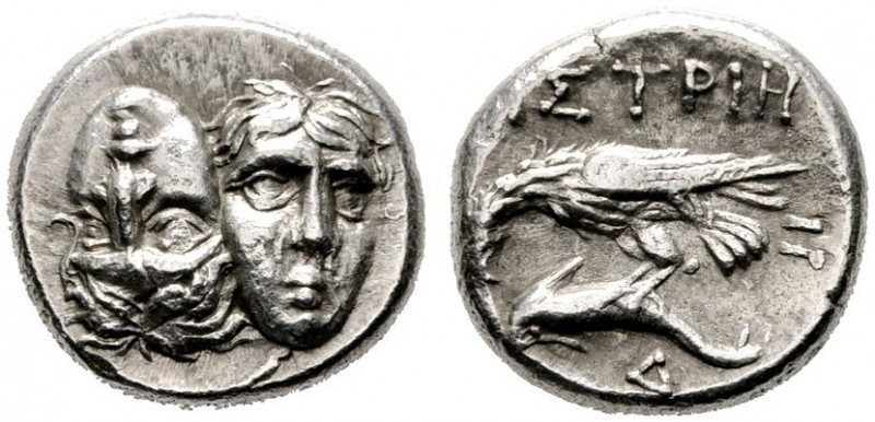  GRIECHISCHE MÜNZEN   THRACIA   Istros   (D) Drachme (5,82g), ca. 380/350-330/28...
