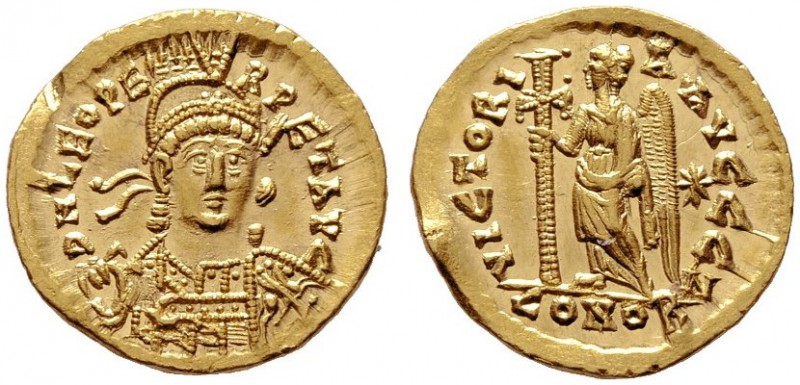  RÖMISCHE KAISERZEIT   Leo I. (457-474)   (D) Solidus (4,48g), Constantinopolis,...