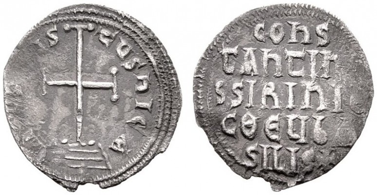  BYZANTINISCHE MÜNZEN   Konstantinos VI. und Irene (780-797)   (D) Miliaresion (...