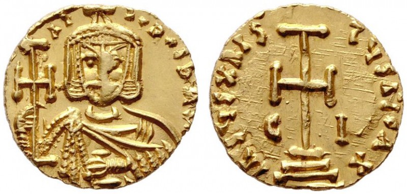  BYZANTINISCHE MÜNZEN   Nikephoros I. (802-811)   (D) Solidus (3,88g), Syrakus, ...