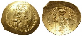  BYZANTINISCHE MÜNZEN   Konstantinos X. Dukas (1059-1067)   (D) Histamenon Nomisma (Scyphat) (4,40g), Constantinopolis, 1059-1067 n. Chr. Av.: + IhS X...