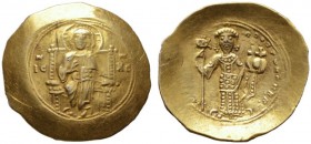  BYZANTINISCHE MÜNZEN   Alexios I. Komnenos (1081-1118)   (D) Histamenon Nomisma (subaerat, plated) (4,55g), zeitgenössische Imitation eines Histameno...