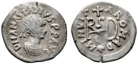  VÖLKERWANDERUNG   Gepiden   Unbekannte Herrscher   (D) 1/2 Siliqua (0,99g), Sirmium (Sremska Mitrovica), mit Namen des Anastasius, ca. 540-560 n. Chr...