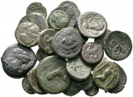  Varia & Lots   (D) Lot Griechen (29). Lot mit 29 griechischen Bronzemünzen aus Süditalien und Sizilien, meist um sch. und etwas besser.  