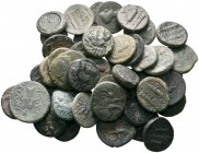  Varia & Lots   (D) Lot Griechen (45). Lot mit 45 Bronzemünzen aus Makedonien und Thrakien, meist Alexander III., auch einige aus Odessos, meist um sc...