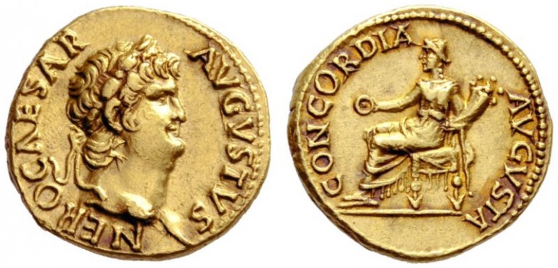 The Roman Empire   Nero augustus, 54 – 68  Aureus 64-65, AV 7.26 g. NERO CAESAR ...
