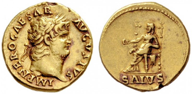 The Roman Empire   Nero augustus, 54 – 68  Aureus circa 66-67, AV 7.17 g. IMP NE...