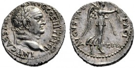 The Roman Empire   Vespasian, 69 – 79  Denarius, Ephesus 71, AR 3.27 g. IMP CAESAR VESPAS AVG COS III TR P P P Laureate head r. Rev. PACI – AVGVSTAE V...