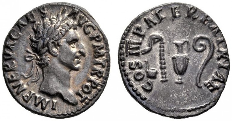 The Roman Empire   Nerva, 96 – 98  Denarius 97, AR 3.16 g. IMP NERVA CAES – AVG ...