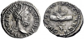 The Roman Empire   Clodius Albinus augustus, 195 – 197  Denarius, Lugdunum 195-197, AR 3.82 g. IMP CAES D CLO – SEP ALB AVG Laureate head r. Rev. FIDE...