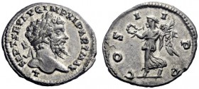The Roman Empire   Septimius Severus, 193 – 211  Denarius, Laodicaea ad Mare 198-202, AR 3.10 g. L – SEPT SEV AVG IMP XI PART MAX Laureate head r. Rev...