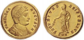 The Roman Empire   Helena, mother of Constantine I  Medallion of 2 solidi, Nicomedia 324-325, AV 9.02 g. FL HELENA – AVGVSTA Diademed and draped bust ...