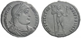 The Roman Empire   Valentinian I, 364 – 375  Æ1, Heraclea 365-366, Æ 7.72 g. D N VALENTINI – ANVS P F AVG Pearl-diademed, draped and cuirassed bust r....