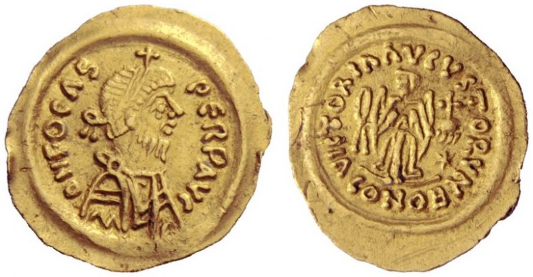The Byzantine Empire   Phocas, 23 November 602 – 5 October 610  Semissis, Ravenn...