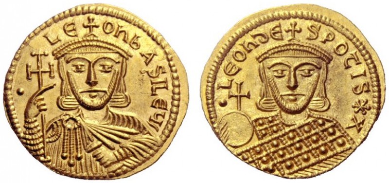 The Byzantine Empire   Leo V the Armenian, 11 July 813 – 25 December 820, with C...