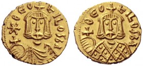 The Byzantine Empire   Theophilus, 2 October 829 – 29 January 842, with colleagues from 830 or 831  Semissis, Syracuse 829-circa 830, AV 1.90 g. SΘEO ...