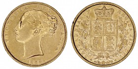GRAN BRETAÑA
VICTORIA
Soberano. AV. 1864. 7,99 g. KM.736,2. Ligera marquita, si no EBC