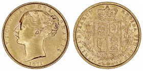 GRAN BRETAÑA
VICTORIA
Soberano. AV. 1871. 7,99 g. KM.736,2. EBC/EBC+