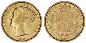 GRAN BRETAÑA
VICTORIA
Soberano. AV. 1883 S. Sidney. 7,99 g. KM.6. Conserva brillo original. EBC/EBC+