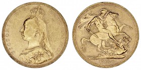 GRAN BRETAÑA
VICTORIA
Soberano. AV. 1890. 7,99 g. KM.767. EBC