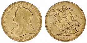 GRAN BRETAÑA
VICTORIA
Soberano. AV. 1895 S. Sidney. 7,96 g. KM.13. EBC
