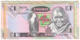 ZAMBIA
Lote de 5 billetes. 1, 2, 5, 10 y 50 Kwacha. (1988). P.23/26-28. EBC- a MBC