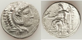 MACEDONIAN KINGDOM. Alexander III the Great (336-323 BC). AR tetradrachm (28mm, 16.55 gm, 1h). Choice XF, porosity. Lifetime or early posthumous issue...