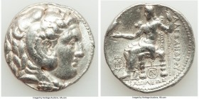 MACEDONIAN KINGDOM. Alexander III the Great (336-323 BC). AR tetradrachm (27mm, 17.07 gm, 11h). Choice VF. Posthumous issue of Babylon, under Seleucus...