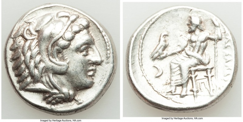 MACEDONIAN KINGDOM. Alexander III the Great (336-323 BC). AR tetradrachm (26mm, ...