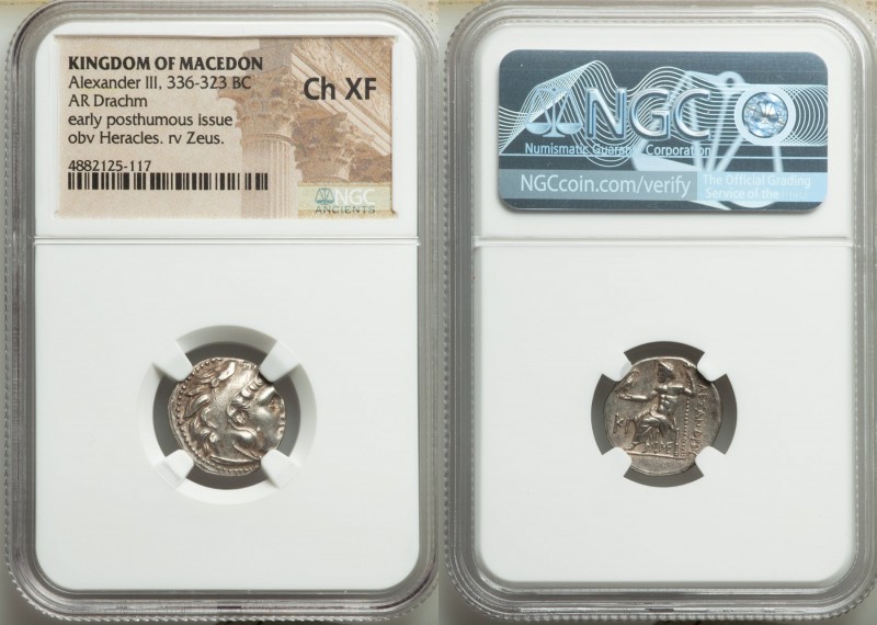 MACEDONIAN KINGDOM. Alexander III the Great (336-323 BC). AR drachm (17mm, 12h)....