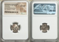 MACEDONIAN KINGDOM. Alexander III the Great (336-323 BC). AR drachm (17mm, 12h). NGC Choice XF. Posthumous issue of Lampsacus, ca. 310-301 BC. Head of...