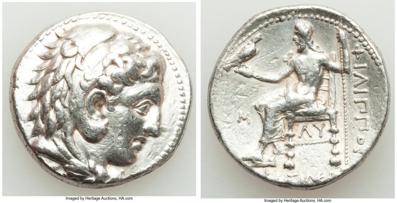 MACEDONIAN KINGDOM. Philip III Arrhidaeus (323-317 BC). AR tetradrachm (27mm, 17...
