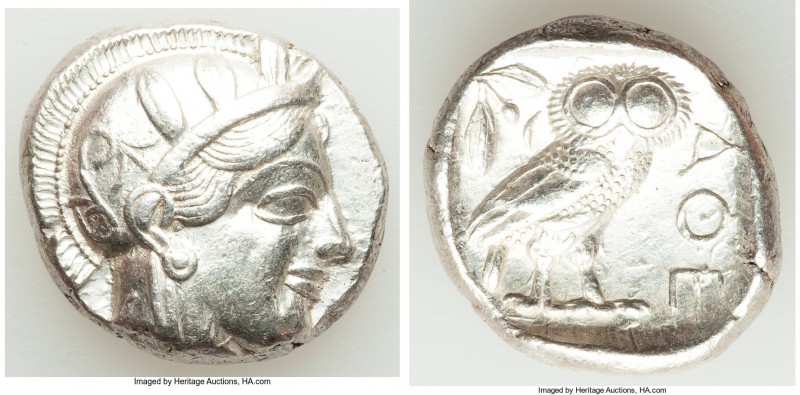 ATTICA. Athens. Ca. 440-404 BC. AR tetradrachm (24mm, 17.12gm, 9h). XF. Mid-mass...