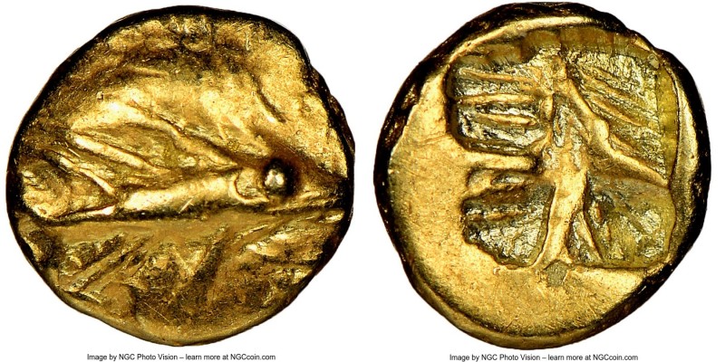 MYSIA. Cyzicus. Ca. 600-550 BC. EL 1/24 stater or myshemihecte (7mm, 0.65 gm). N...